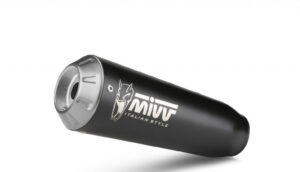Koncovka výfuku MIVV X-M1 HU.005.LC4B černá pro HUSQVARNA Svartpilen 125 2021-2023
