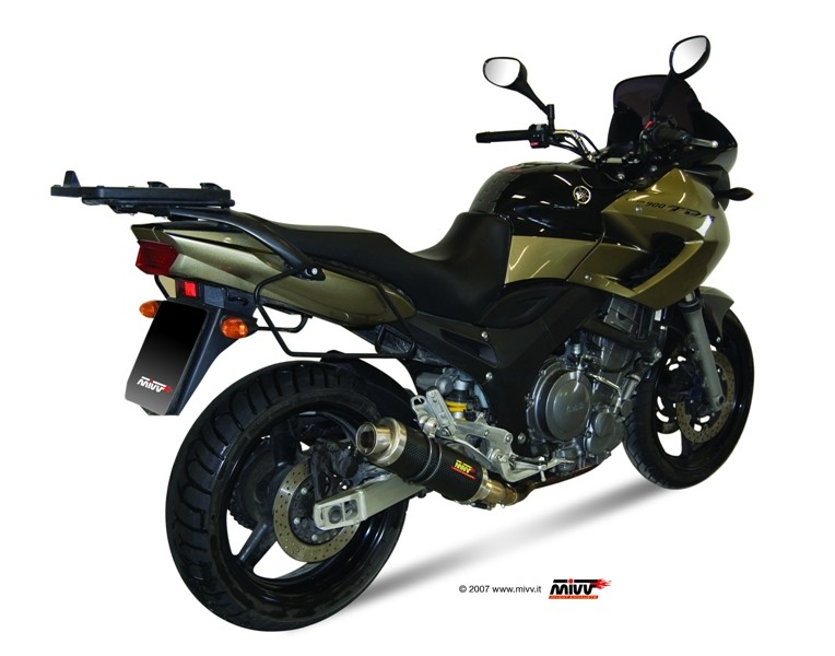 2 koncovky výfuku MIVV GP Y.014.L2S Karbon MALÝ pro YAMAHA TDM 900 2002-2014 - Obrázek 3
