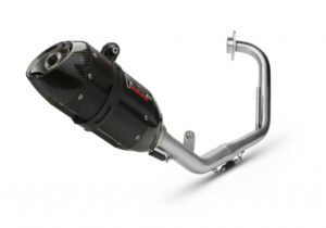 Výfuk kompletní 1x1 MIVV SUONO Y.030.L9 Černá ocel pro YAMAHA YZF-R 125 2008-2013