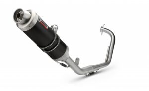 Výfuk kompletní MIVV GP Y.030.LXB Černá ocel pro YAMAHA YZF-R 125 2008-2013