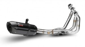 Výfuk kompletní 3x1 MIVV SUONO Y.042.L9 Černá ocel pro YAMAHA MT-09 850 / 890 2013-2020