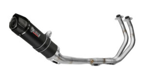 Výfuk kompletní 2x1 MIVV GP Y.045.L2SC Uhlík s uhlíkovým krytem pro YAMAHA MT-07 700 2014-2024