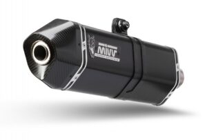 Výfuk kompletní 2x1 MIVV SPEED EDGE Y.058.LRB Černá ocel pro YAMAHA MT-07 Tracer / Tracer 700 2016-2024, YAMAHA Tracer 7 2016-2024