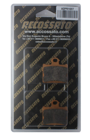 Brzdové destičky ACCOSSATO AGPP210 ST pro KTM SX 85 2011-2020, HUSQVARNA TC 85 2014-2020