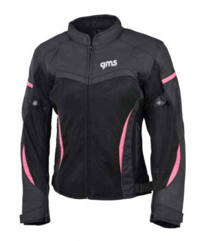 Bunda GMS TARA MESH ZG51006 růžovo-černý D2XL