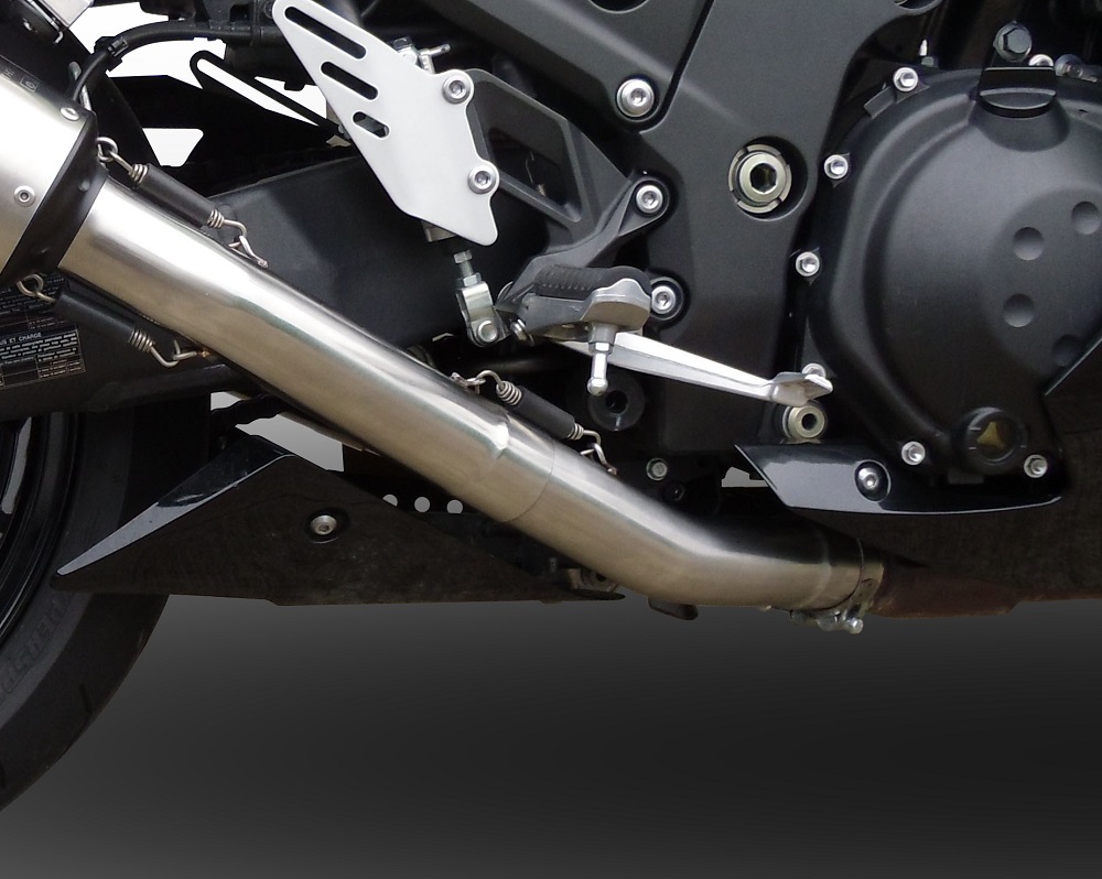 Dvojitá koncovka výfuku GPR FURORE K.148.FUNE Matná černá pro KAWASAKI ZZR 1400 2012-2016 - Obrázek 6